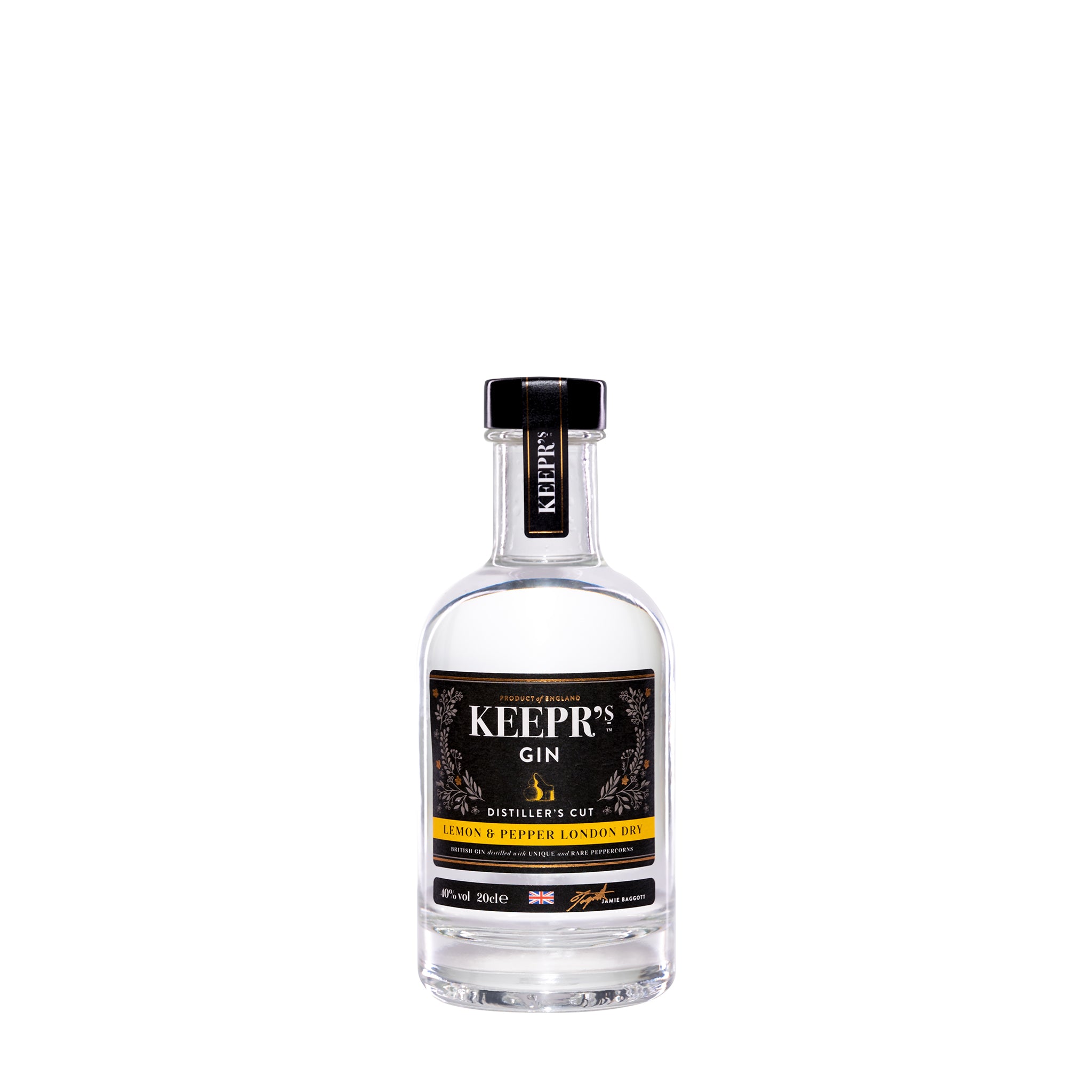 40%Vol Lemon Dry Pepper Gin London KEEPR\'s &